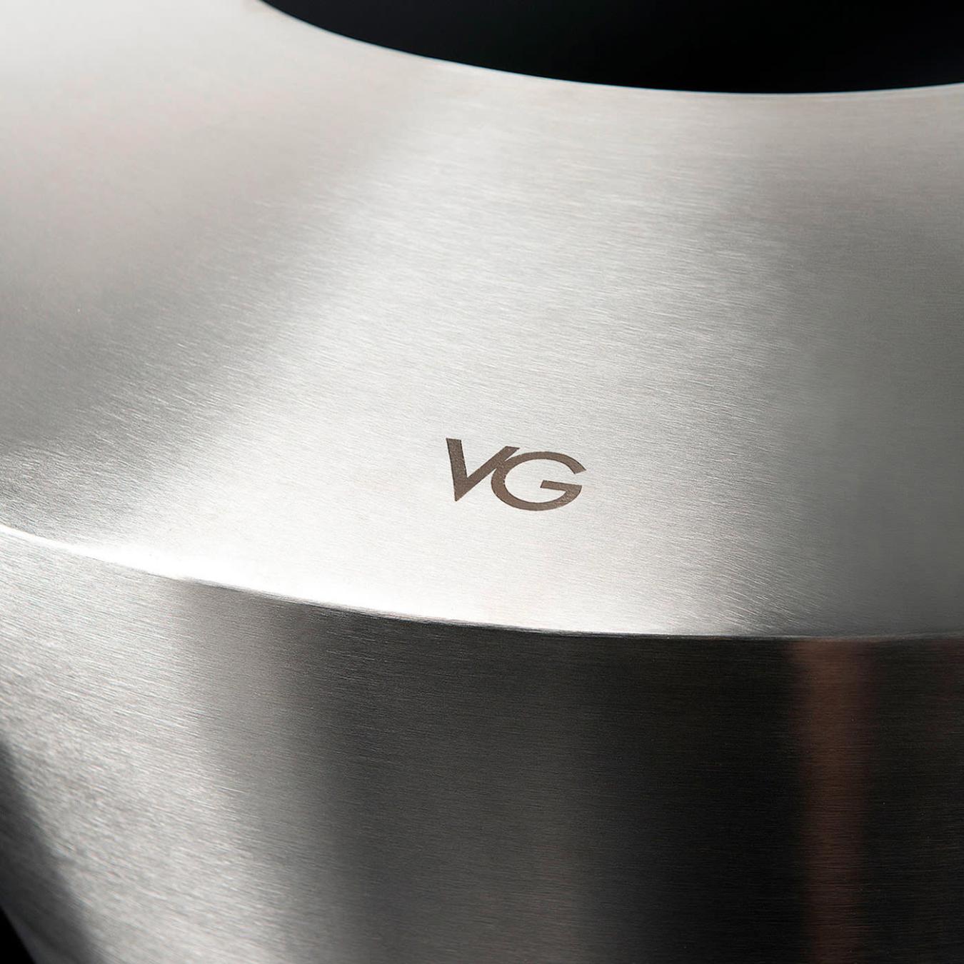 Vaso Pequeno em Aço Inoxidável