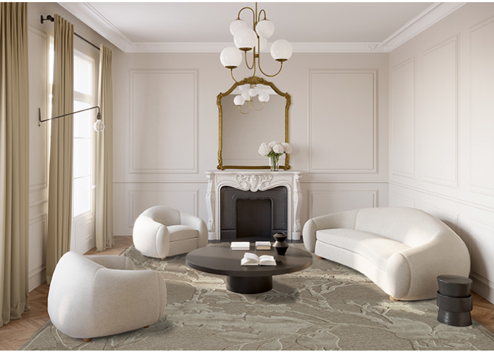 Tapete Genova de Viscose / Acrílico