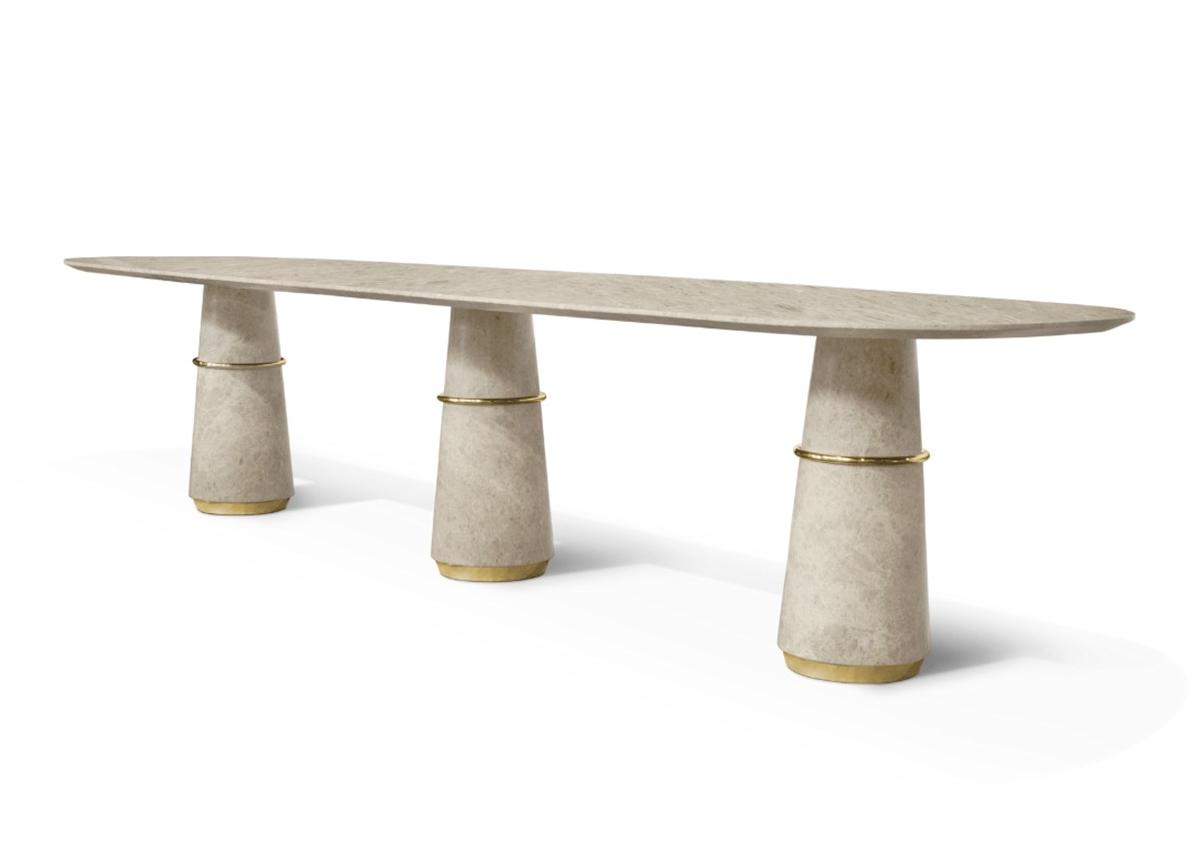 Mesa de Jantar em Mármore