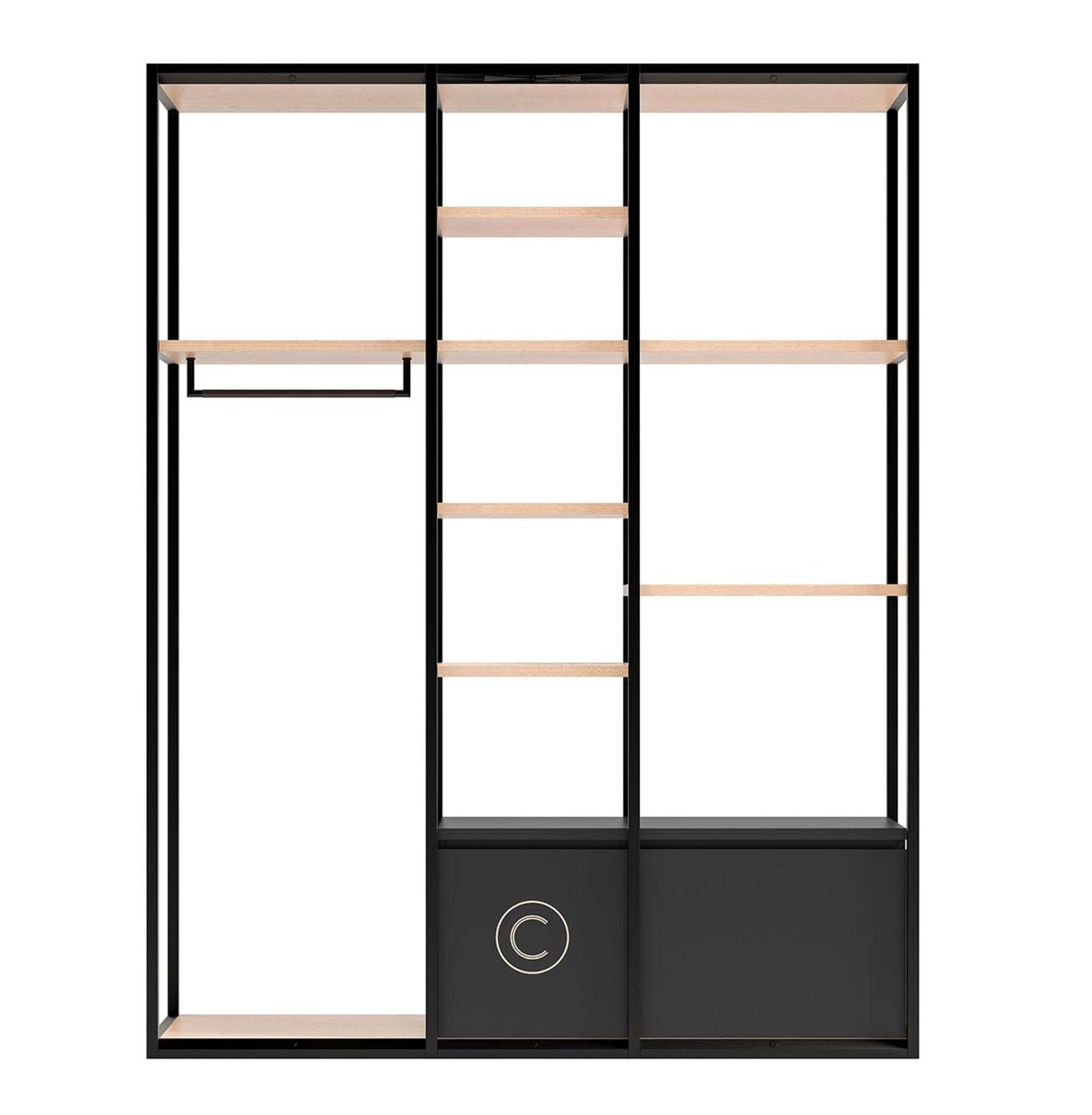 Unidade de Prateleiras para Quarto