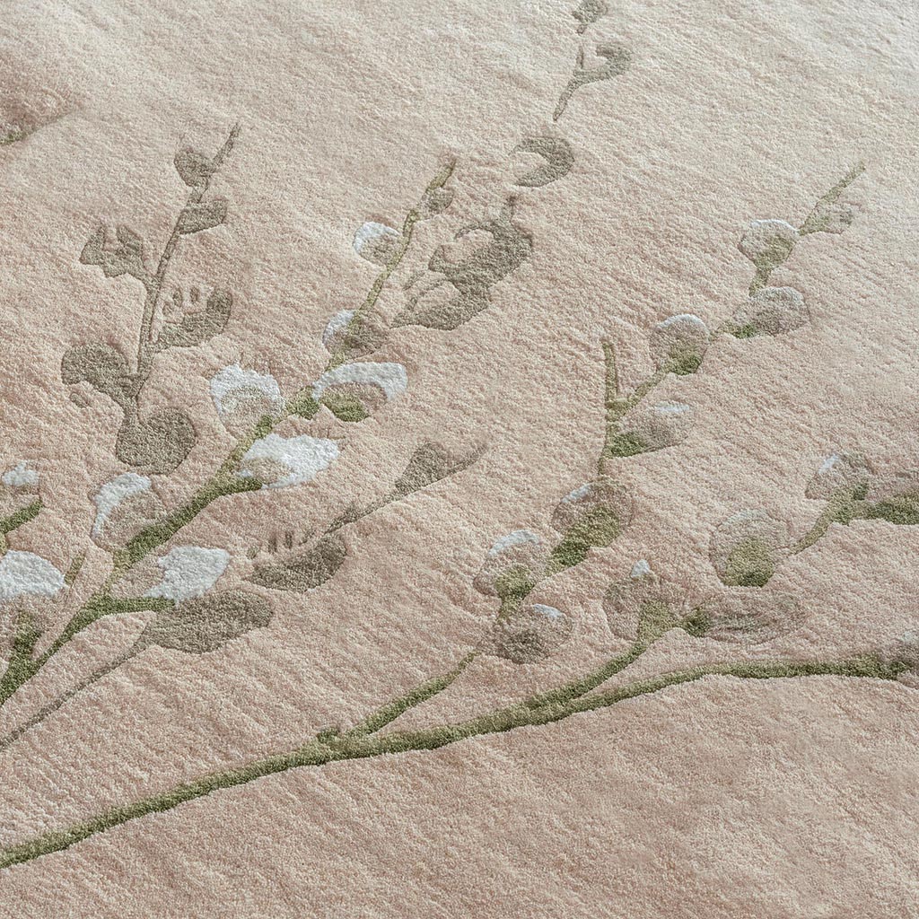 Tapete Pussy Willow Verde Sebe | Tamanho: 140 × 200 cm