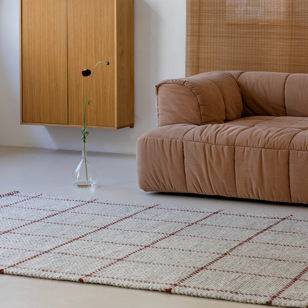 Tapete Craft Matter Check Cinza/Ardósia