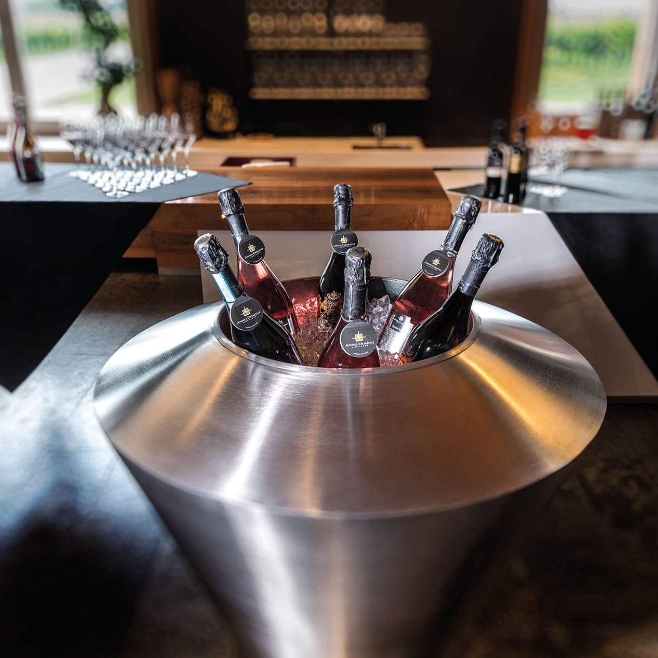 Balde para Gelo Clepsydra em Aço