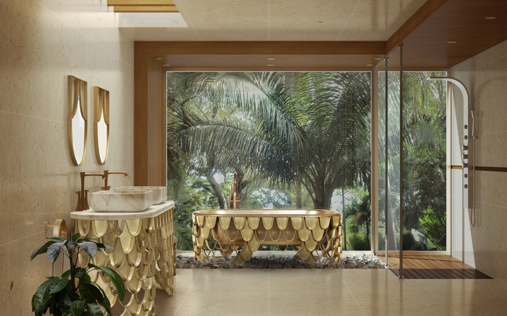 Banheira inspirada em carpa - 2