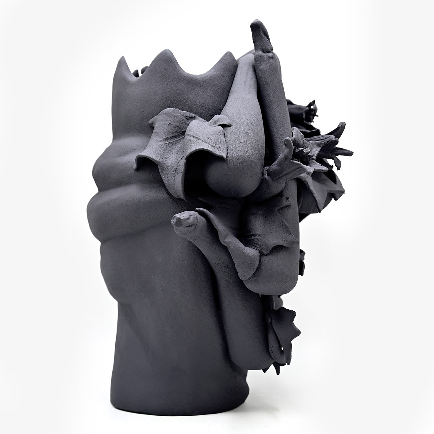 Escultura Moor's Head cinzenta