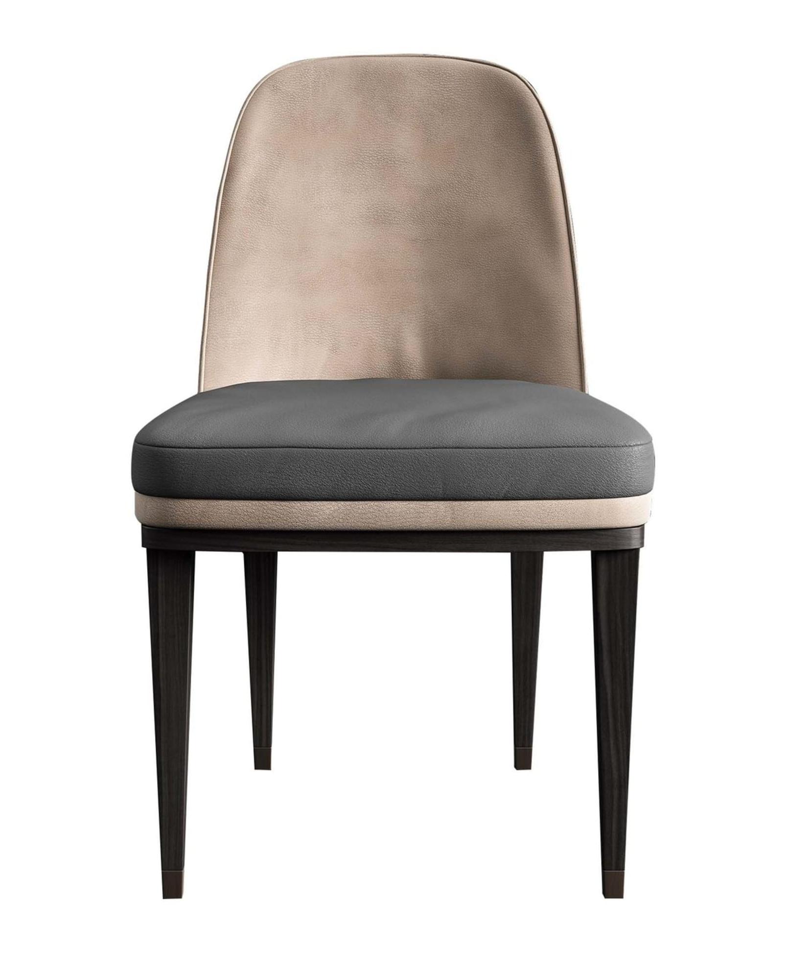 Cadeira de Jantar em Pele