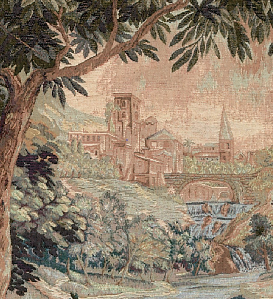 Tapeçaria cascata porta (esquerda)