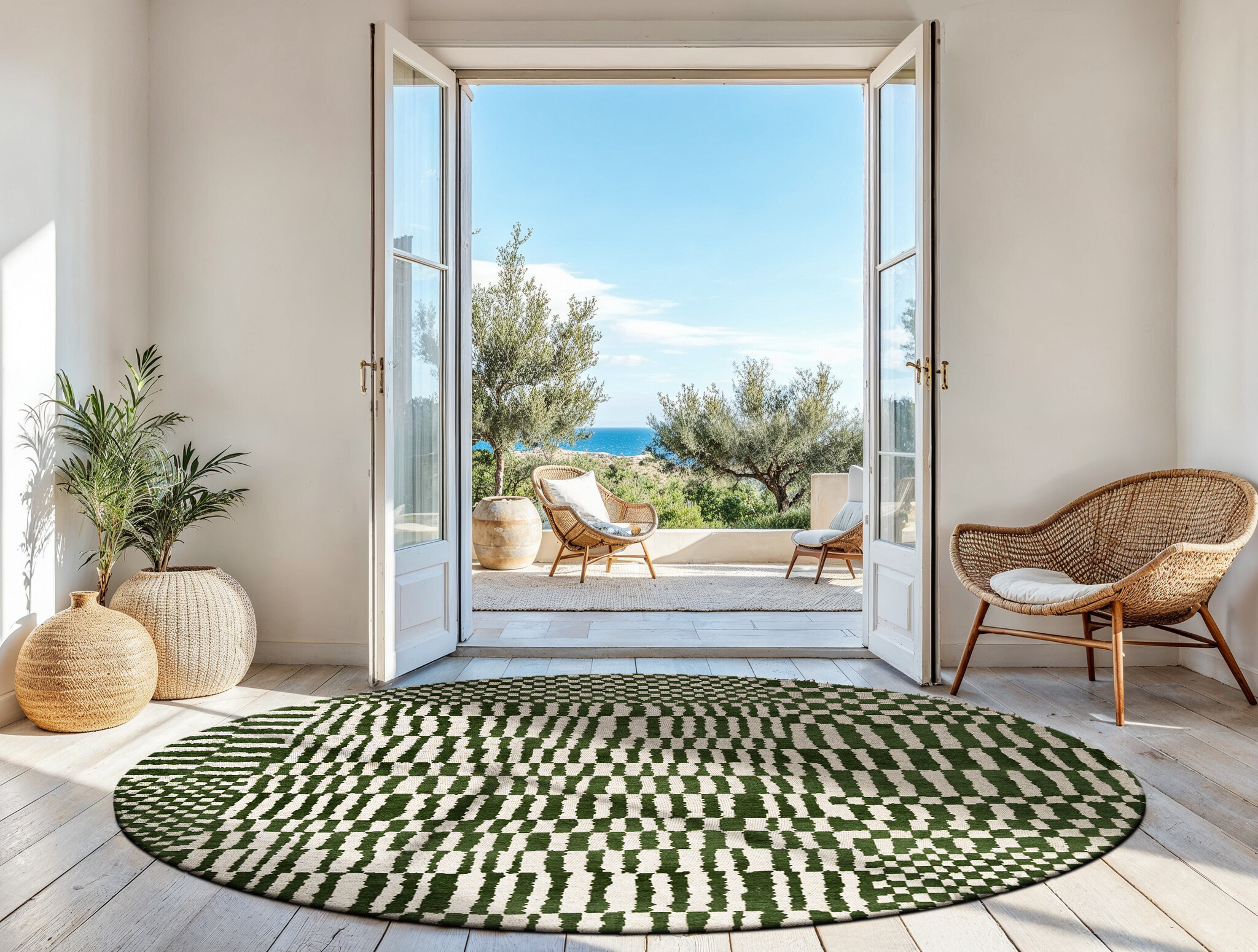 Tapete Oasis 9650 Redondo | Tamanho: Ø 140 cm