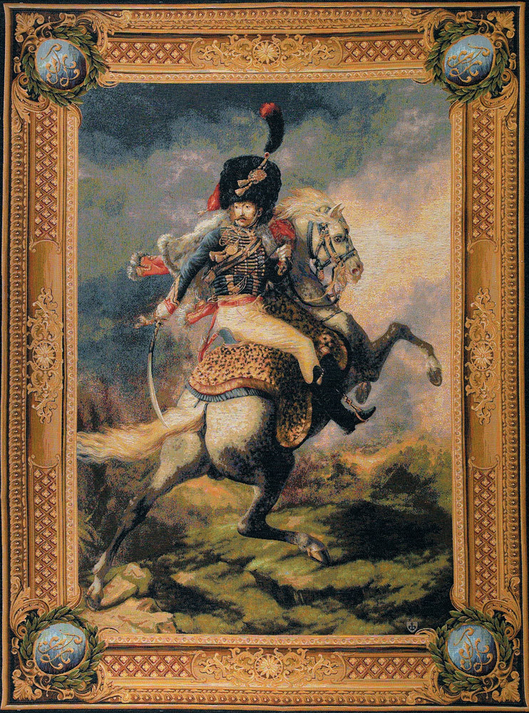 Tapeçaria cavaleiro da categoria imperial | Tamanho: 150 × 200 cm