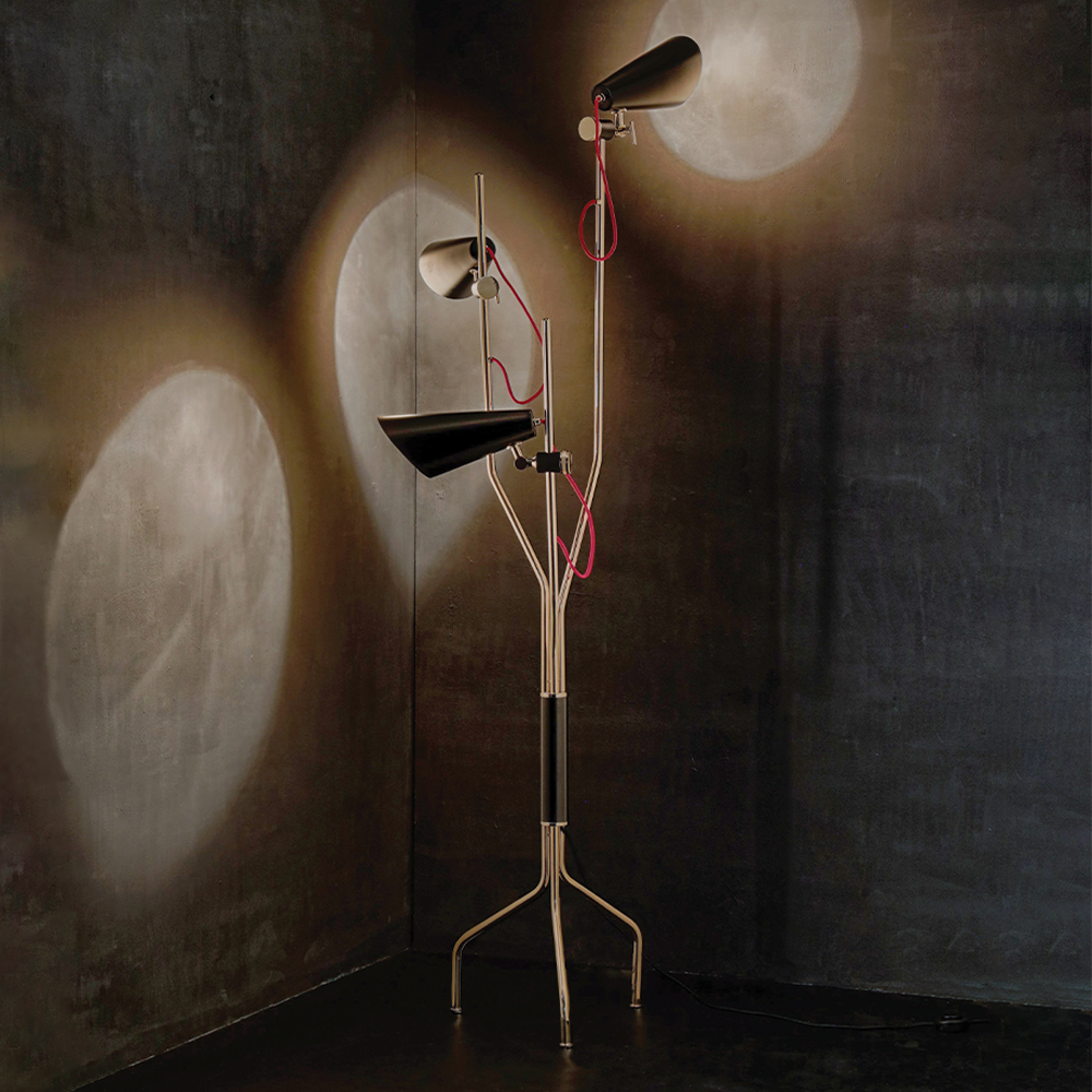 Candeeiro de pé radiante