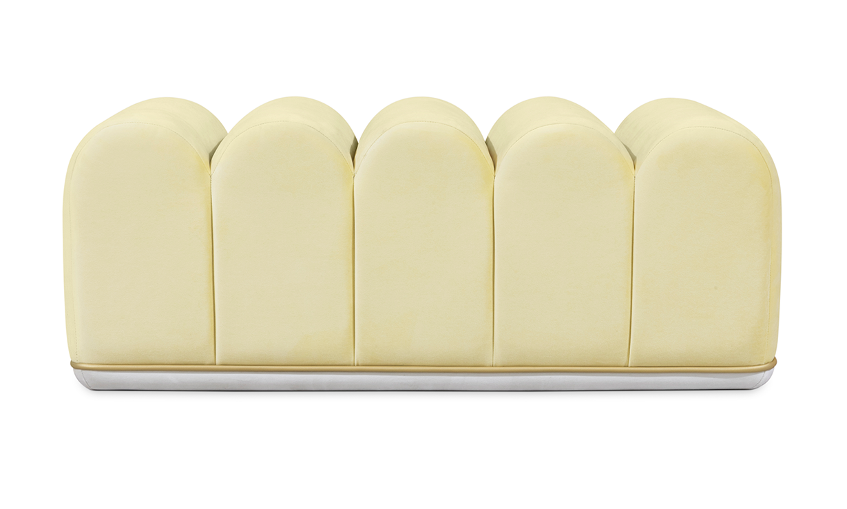 Banco Sweet Swirl amarelo