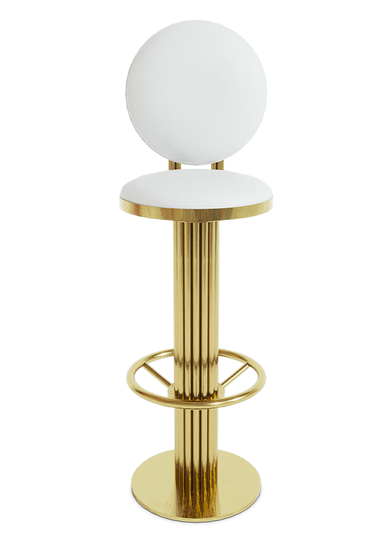 Banco bar redondo Keira