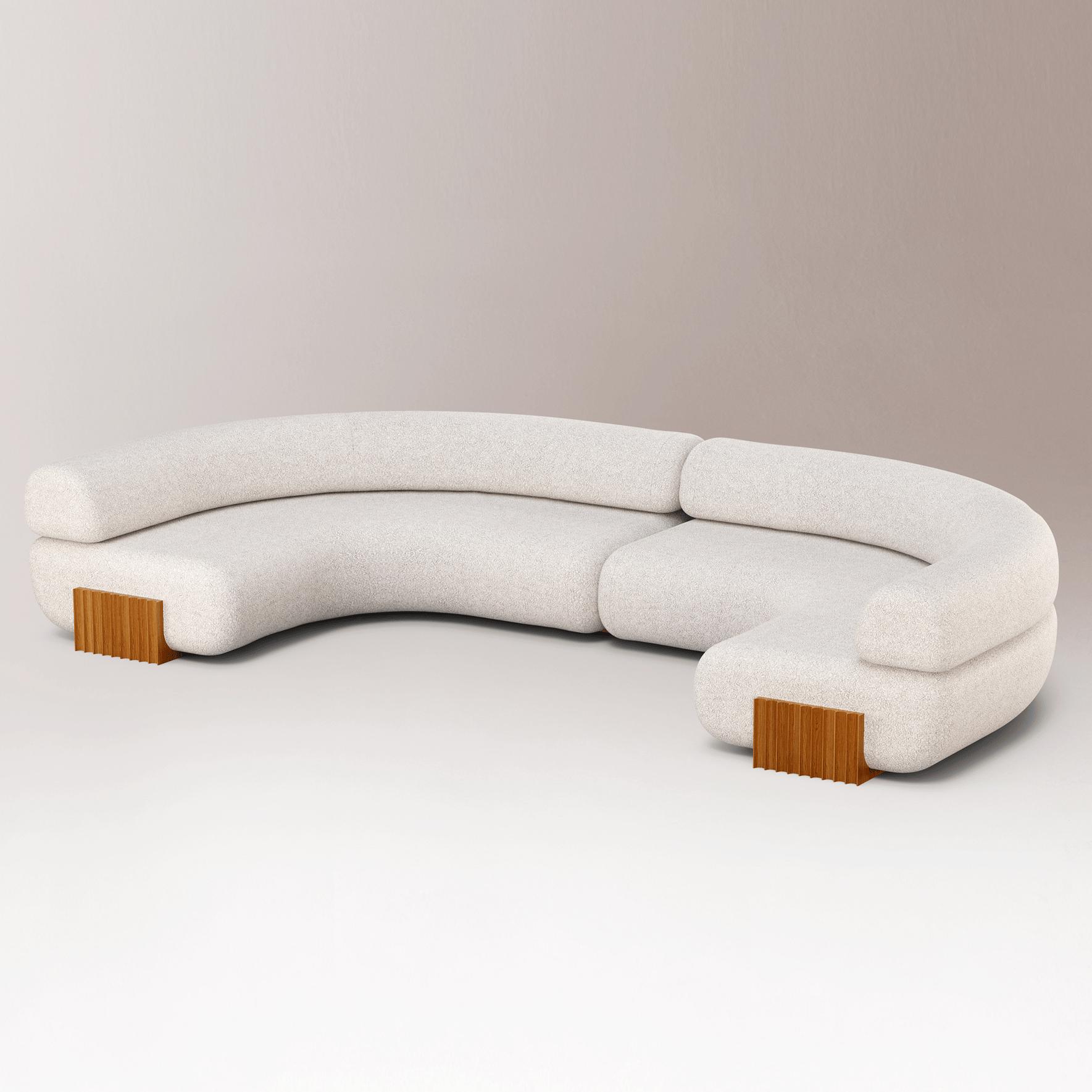 Sofá Modular em Madeira Carmel