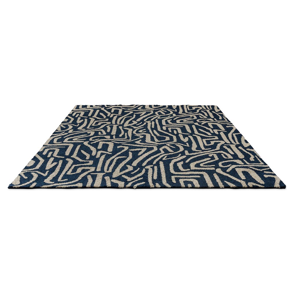 Tapete Exterior Melodic Azul | Tamanho: 200 × 280 cm