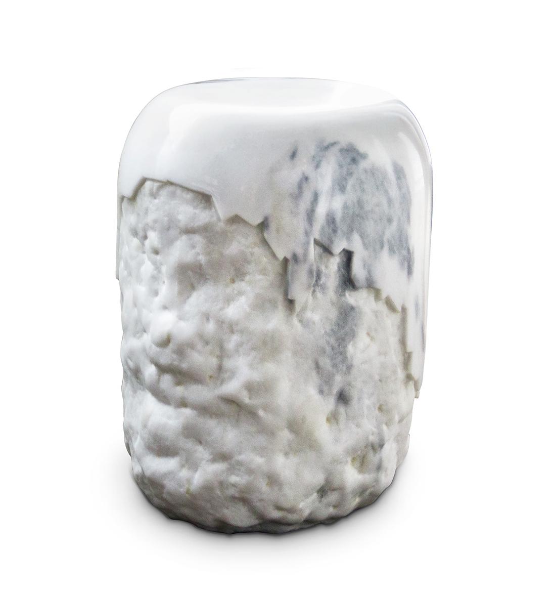 Banquinho mármore Carrara