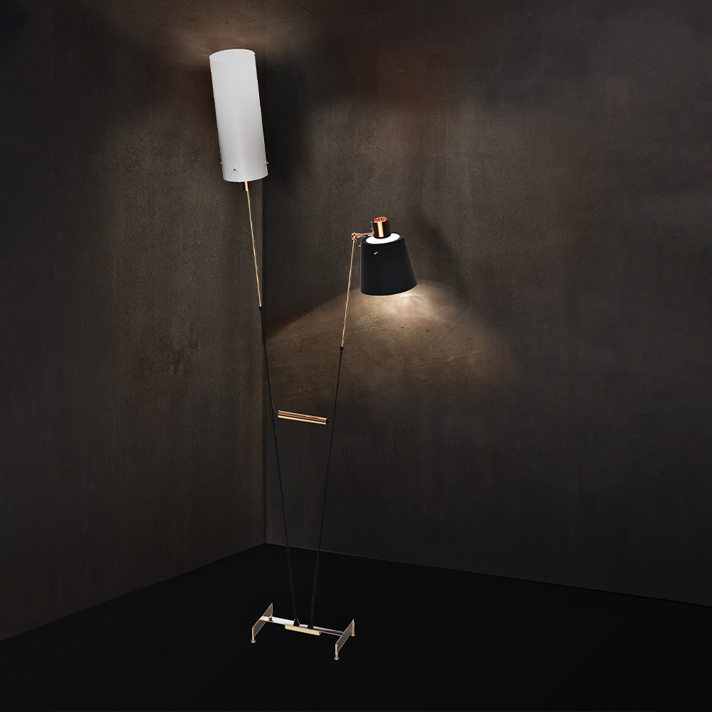 Candeeiro de pé trombonista