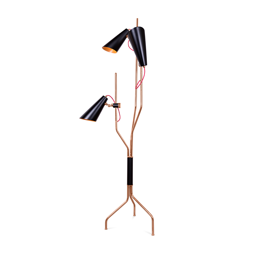 Candeeiro de pé radiante