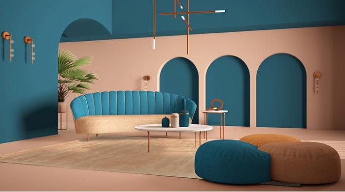 Tapete Shiny Pêssego Handloom