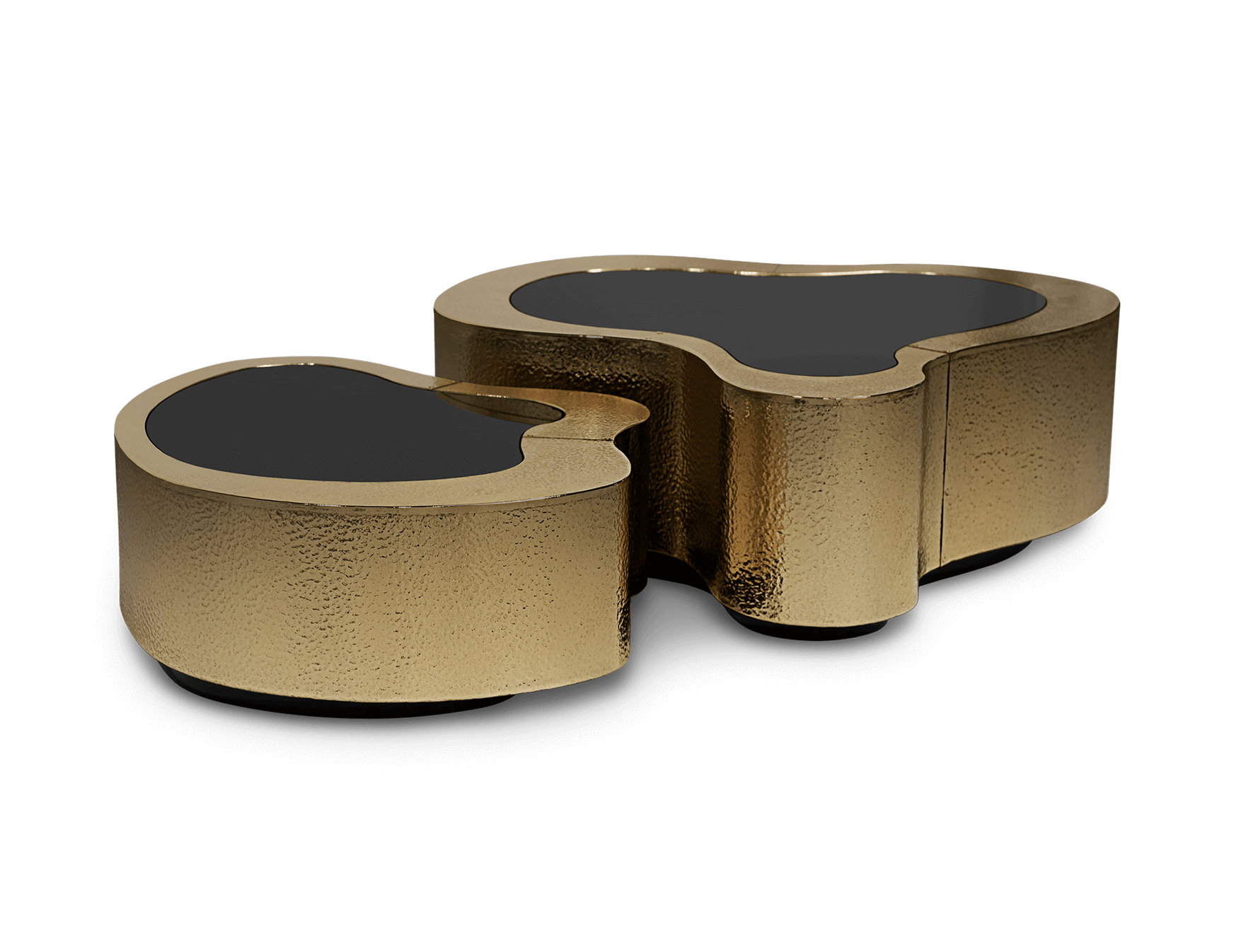 Conjunto de Mesas de Centro Crest Pátina Martelada