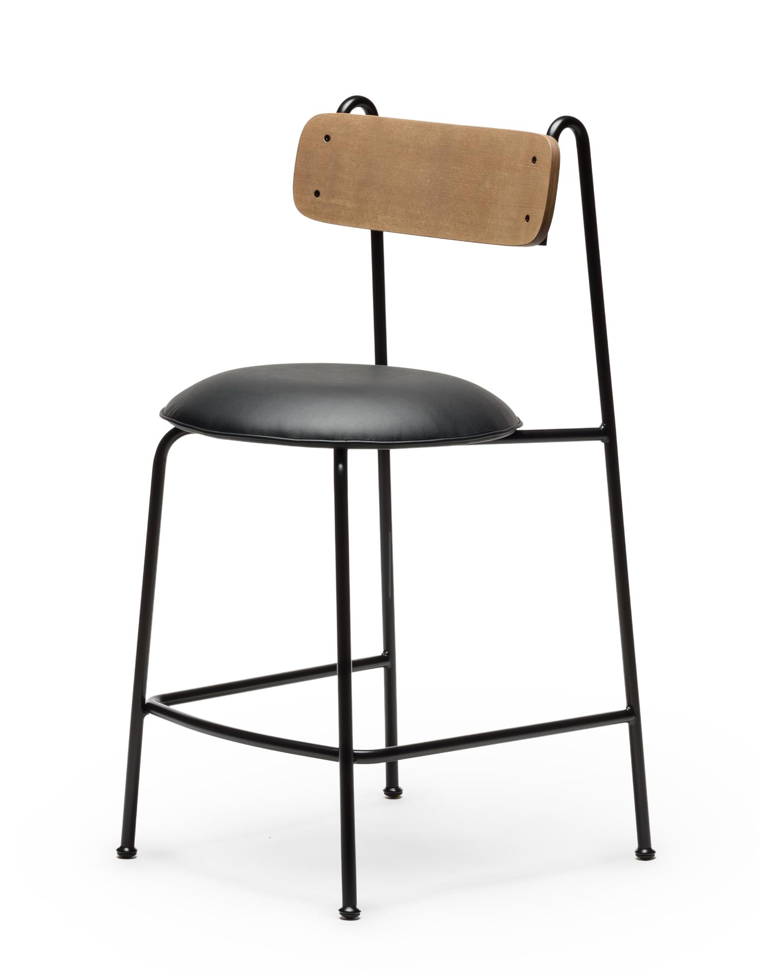 Banco de Bar Lena SG-65 Preto