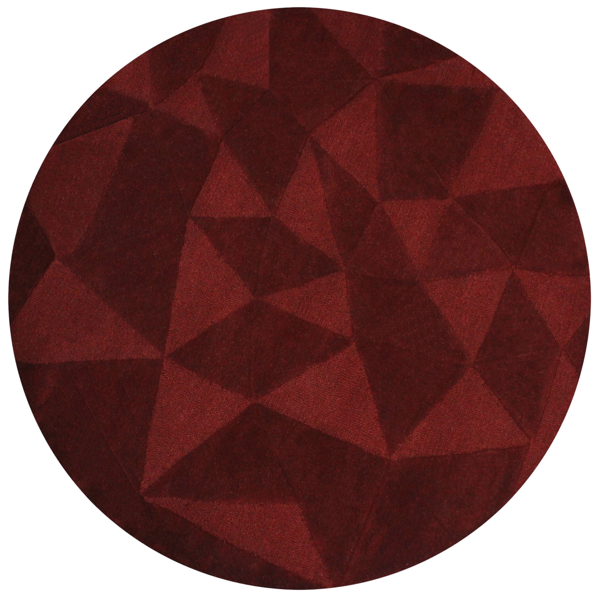 Tapete Redondo Vermelho