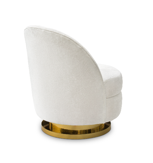 Sofá Individual Branco Galen