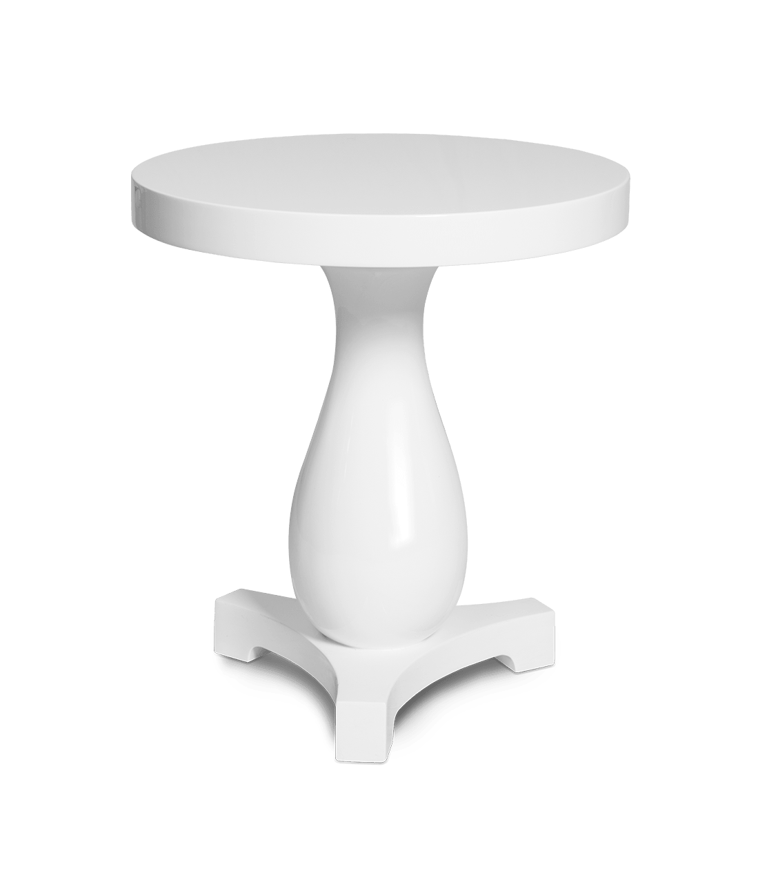 Mesa de Apoio Luxe Marfim Hudson