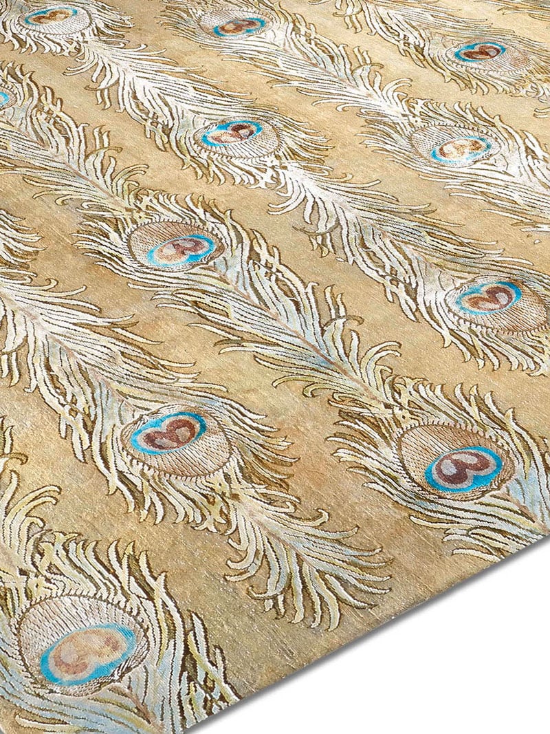 Tapete Feathers Lane Feito à Mão Luxury