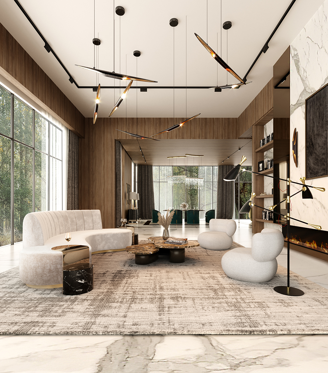 Candeeiro suspenso tom profundo - 29