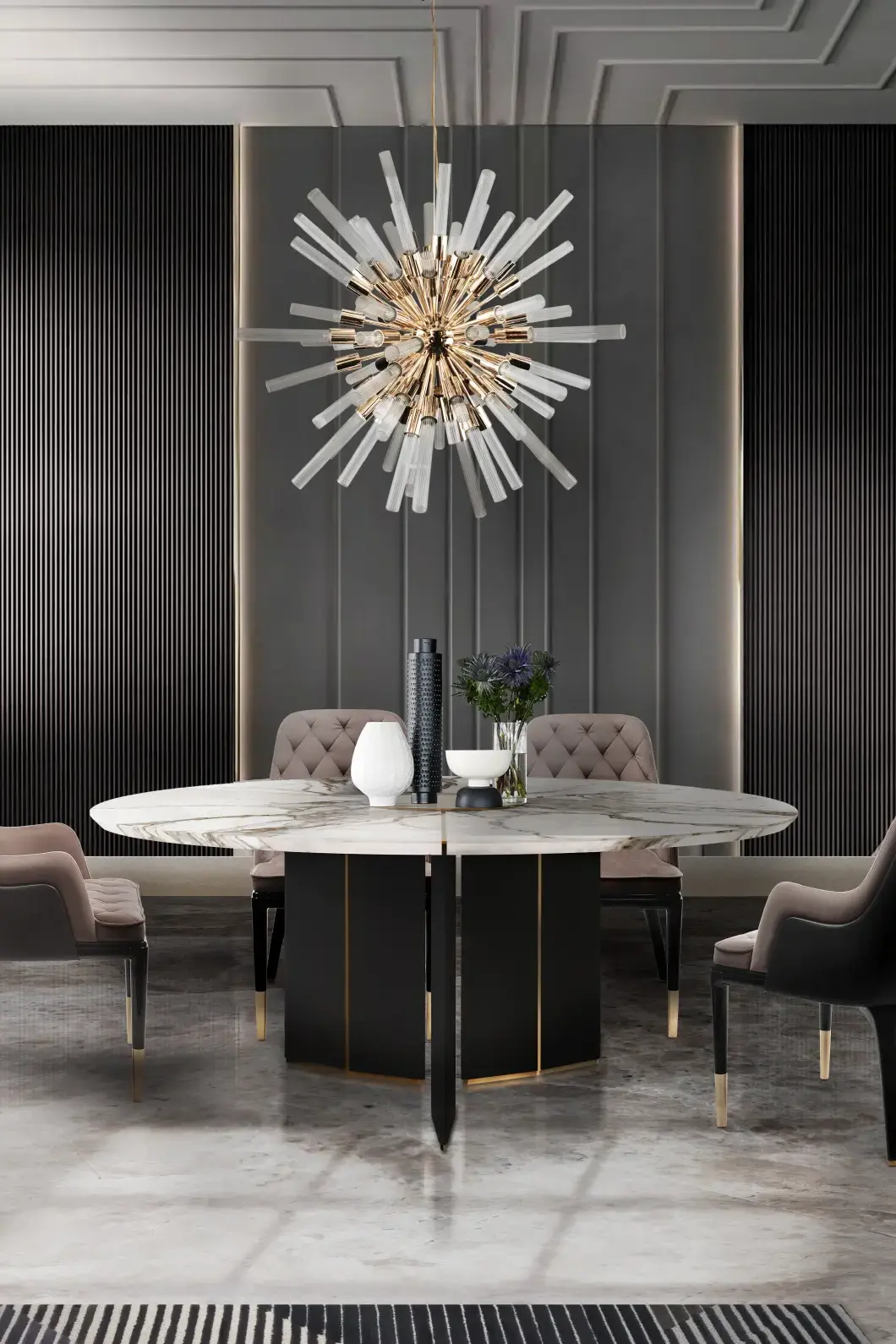 Candeeiro suspenso Sputnik cascata - 1