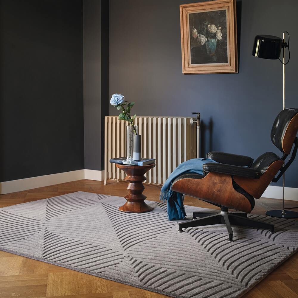 Tapete Folia Cinzento | Tamanho: 120 × 180 cm