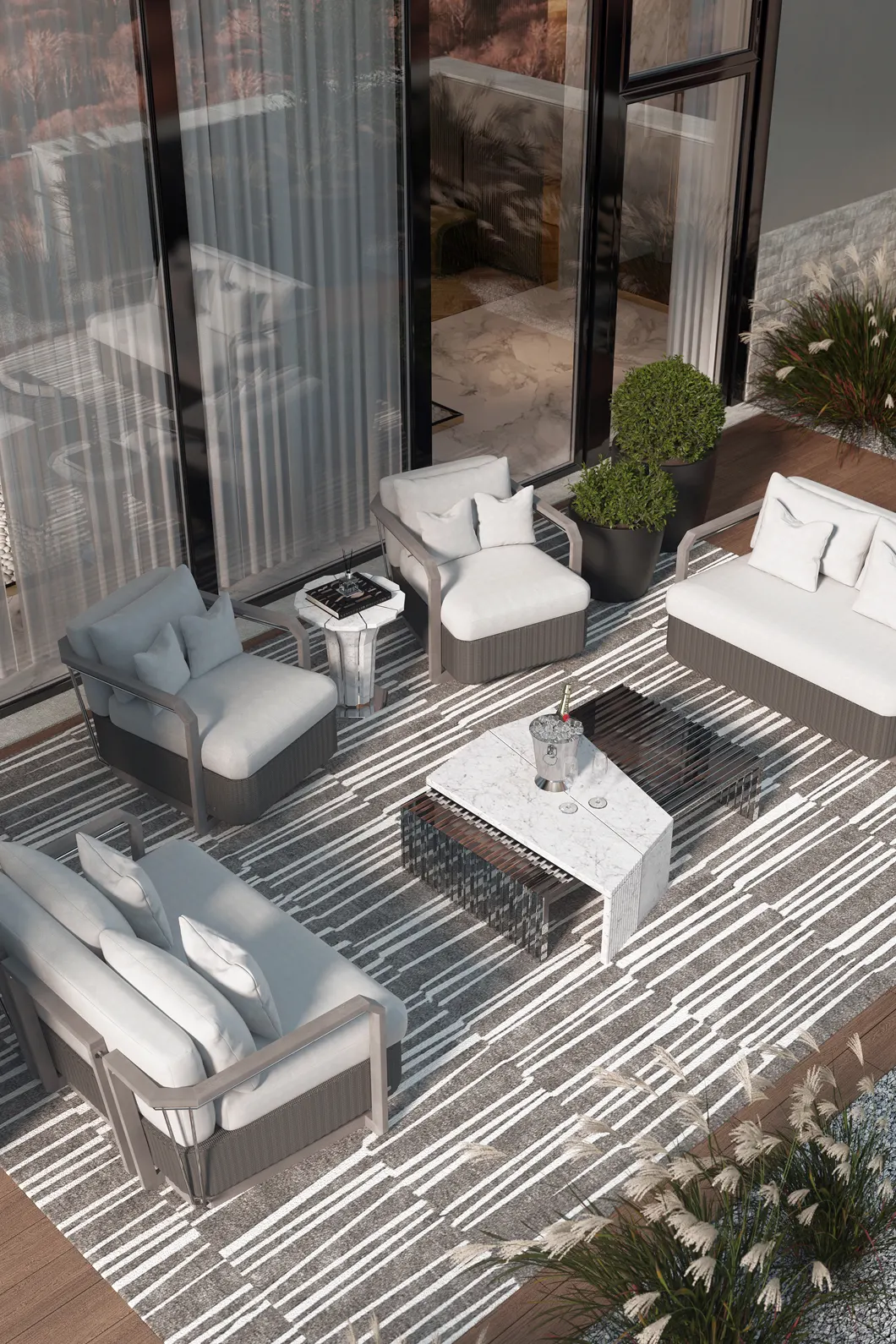 Sofá dois lugares Heritage cinzento - 3