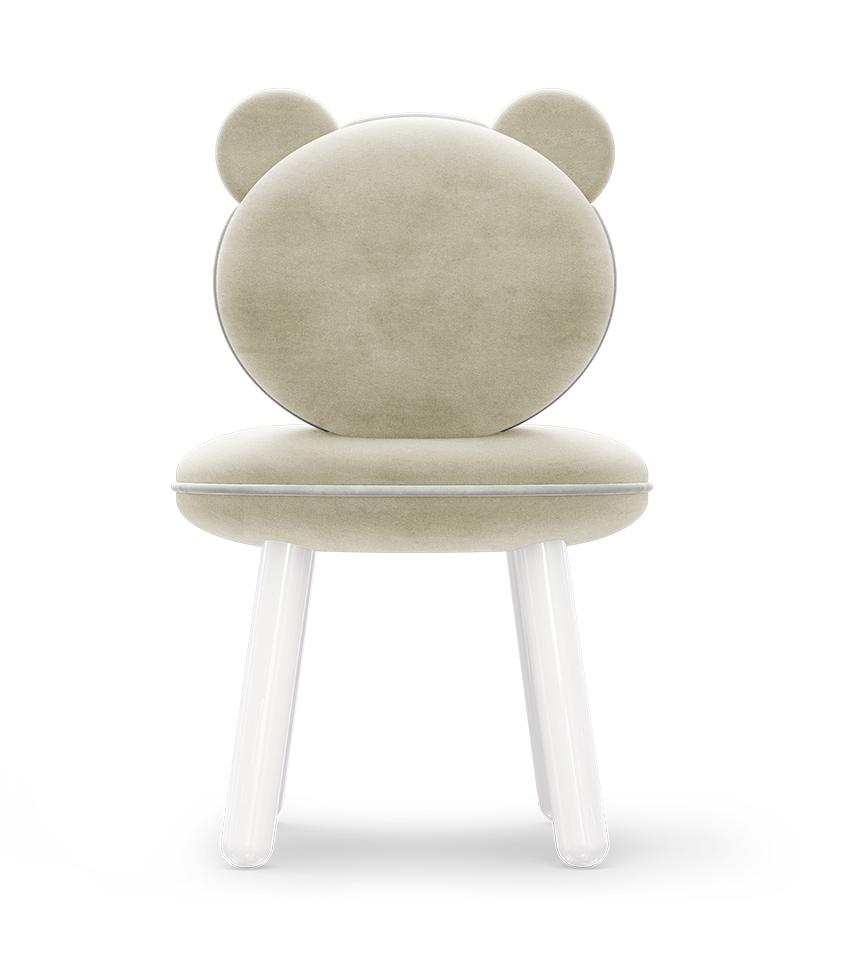 Cadeira infantil Fluffy Bear creme