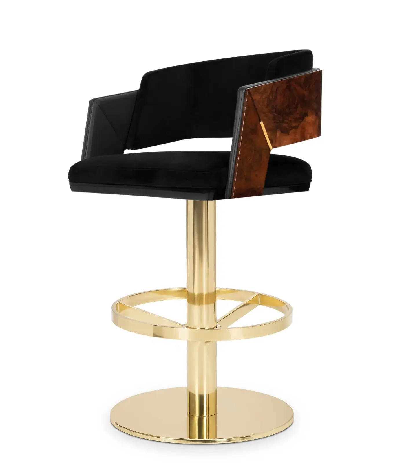 Cadeira bar giratória Crown