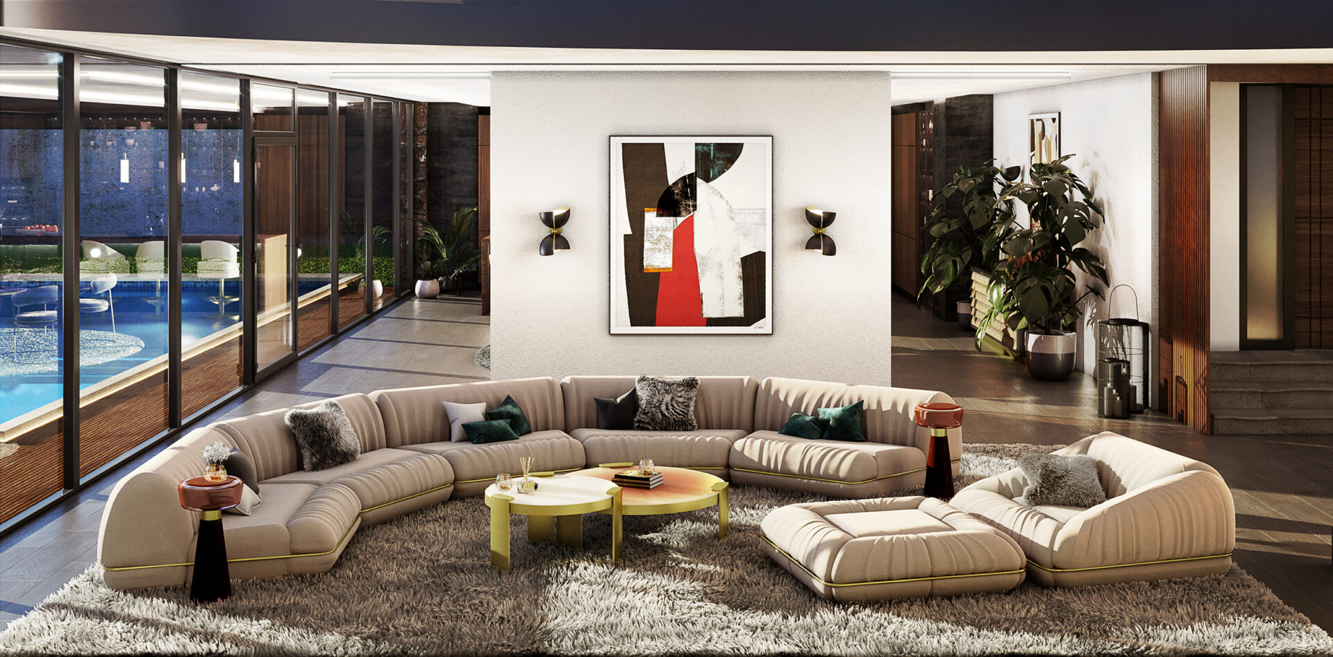 Candeeiro de parede ilusão - 3