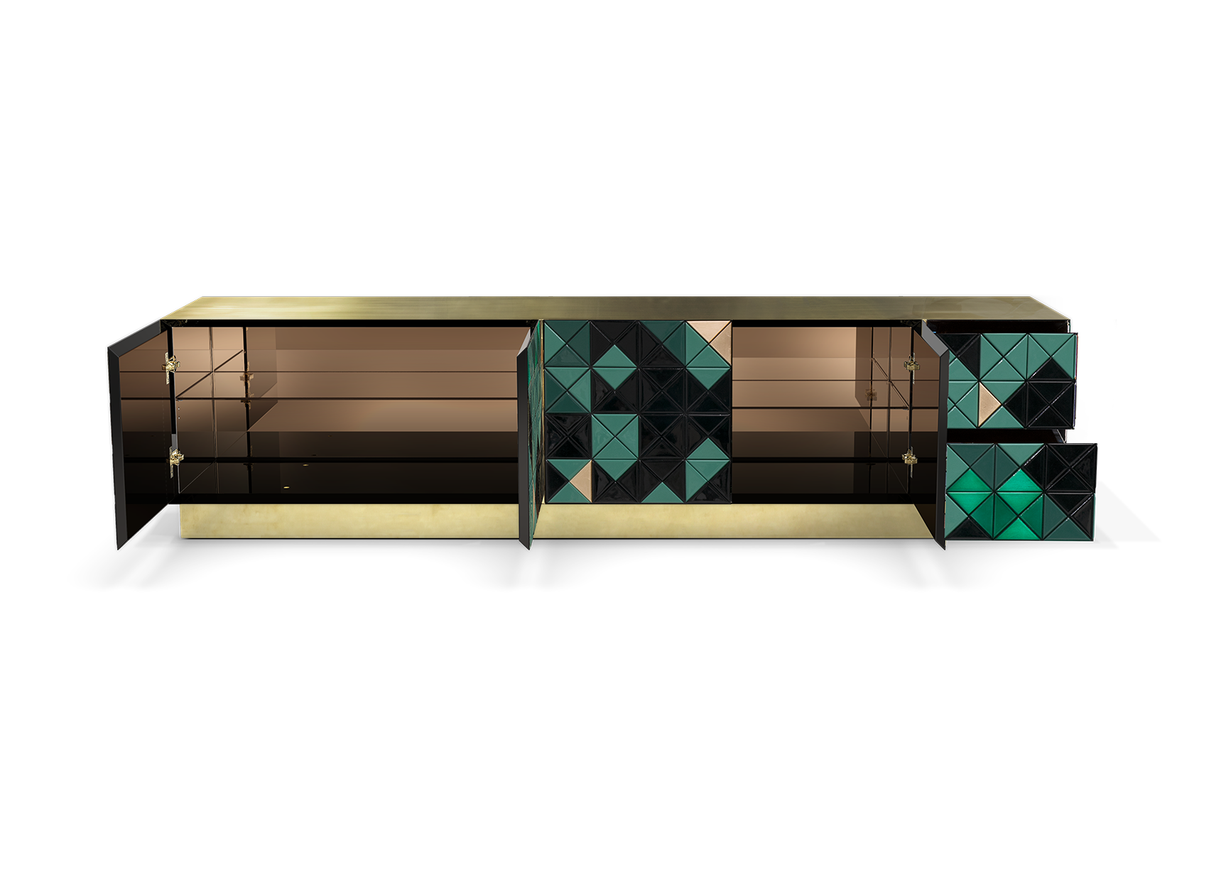 Móvel TV Verde Mosaic