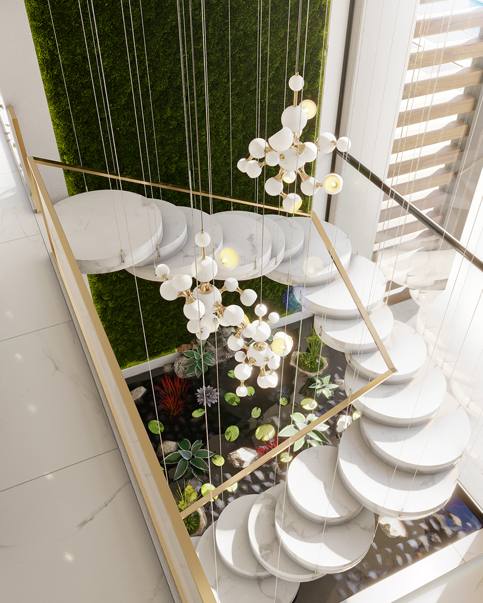 Candeeiro suspenso molecular - 1