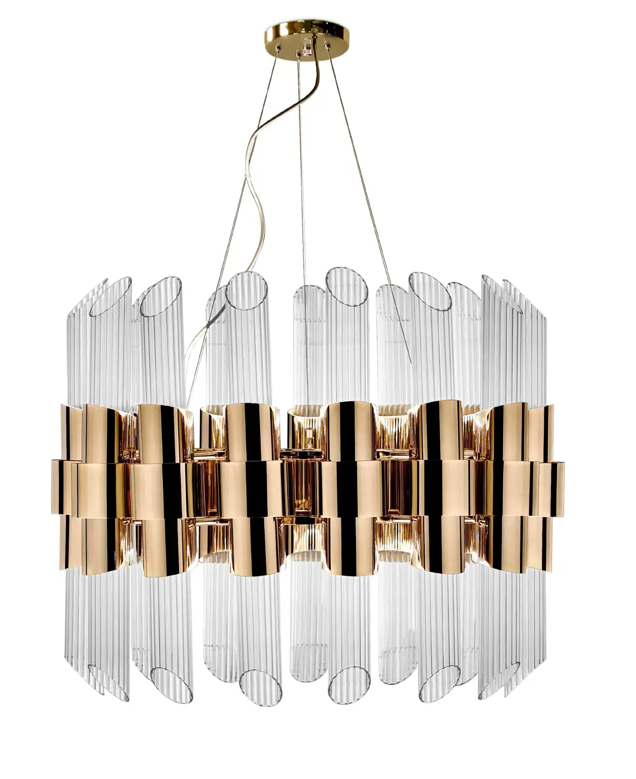 Candeeiro suspenso redondo Stellar