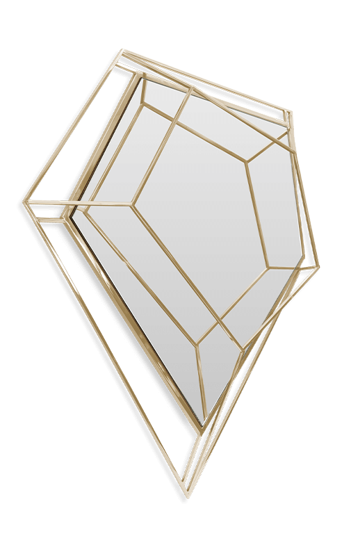 Espelho de parede pequeno Lustre