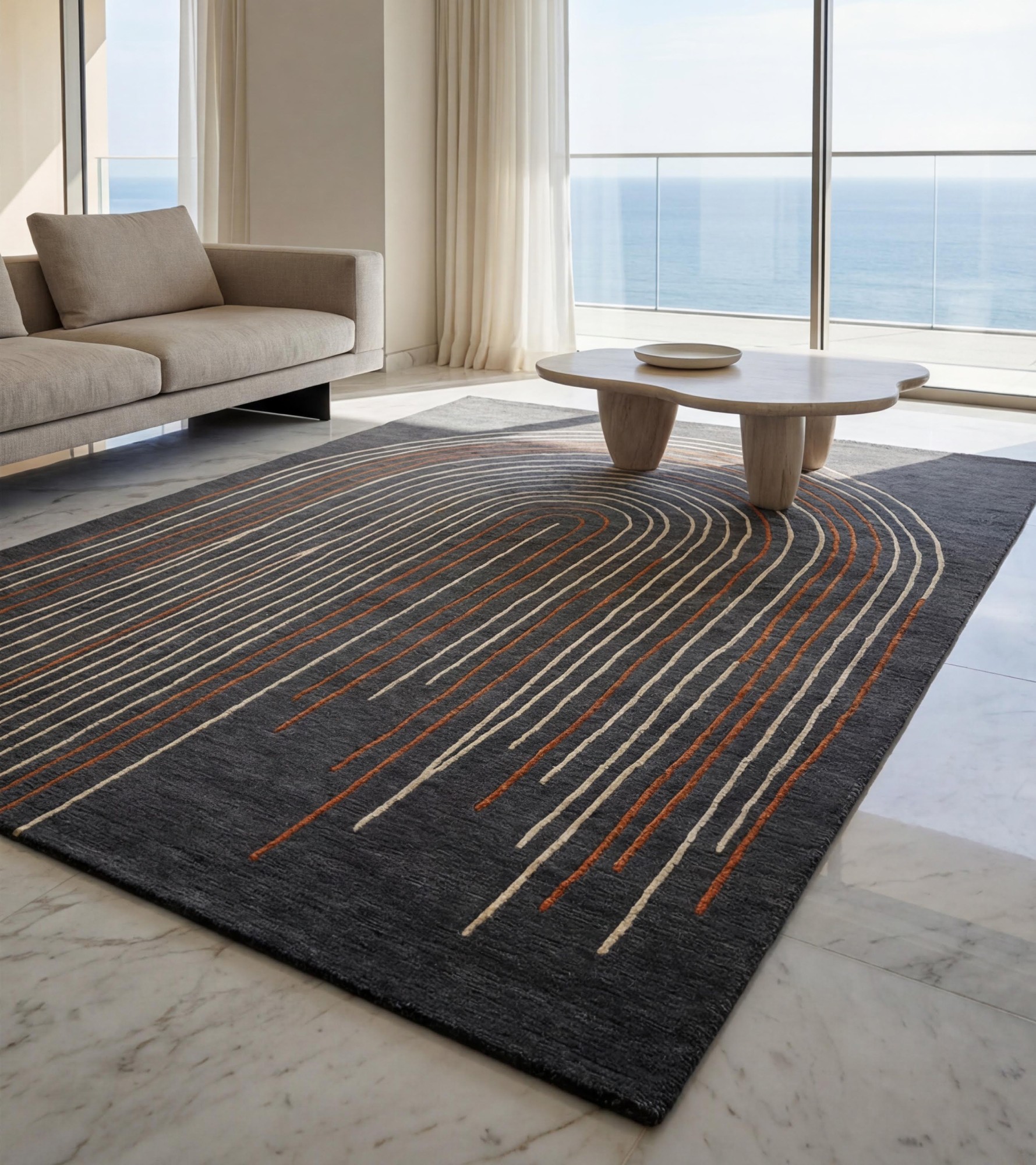 Tapete Arcade Lines Umber