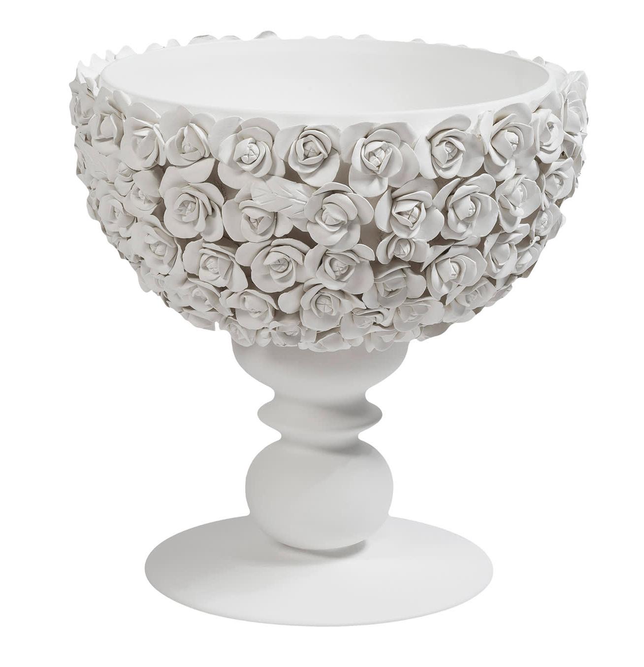 Taça Decorativa com Pé Coco Camelie