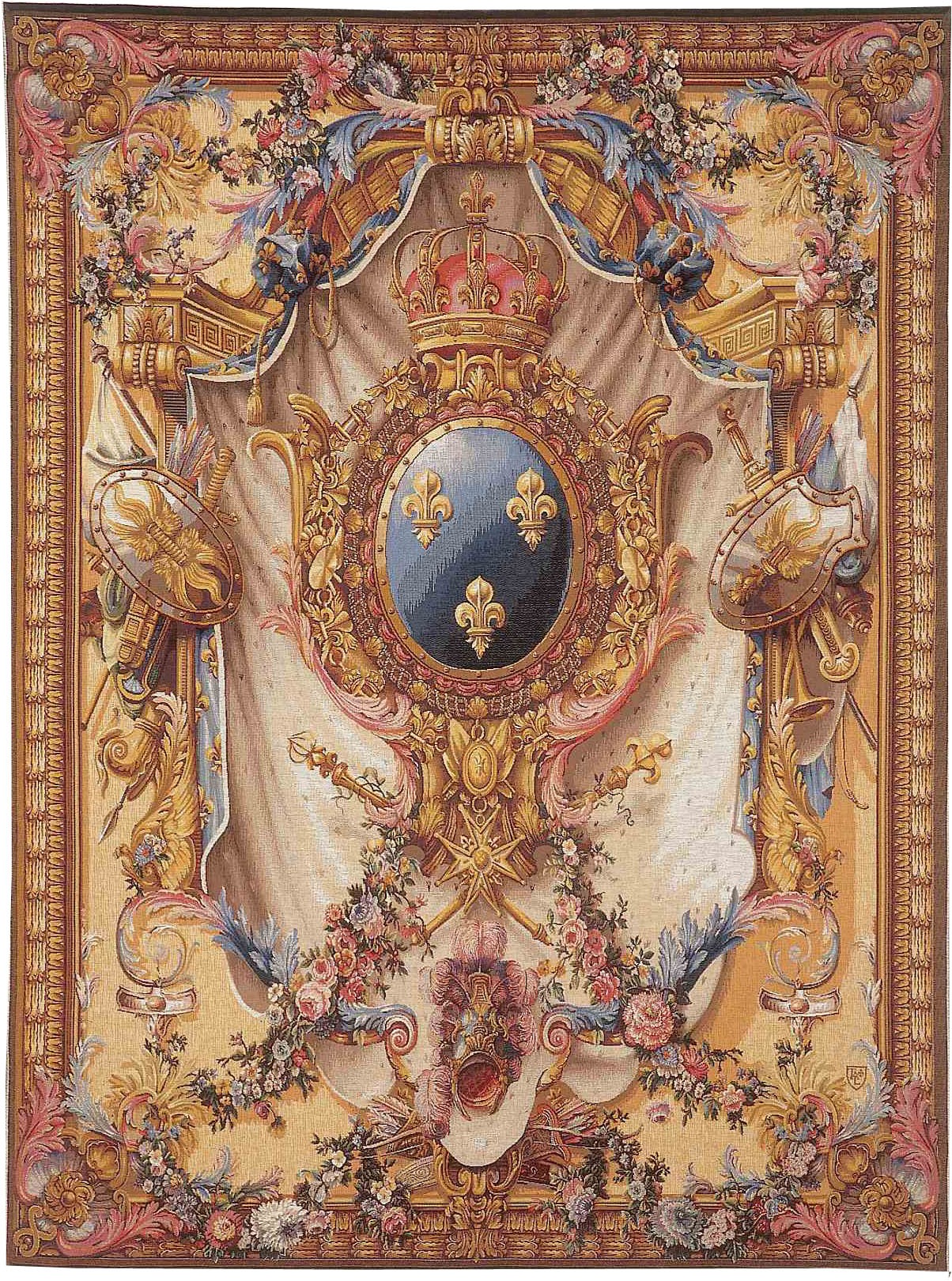 Tapeçaria brasão grande bege | Tamanho: 150 × 200 cm Tapeçaria brasão grande bege | Tamanho: 150 × 200 cm