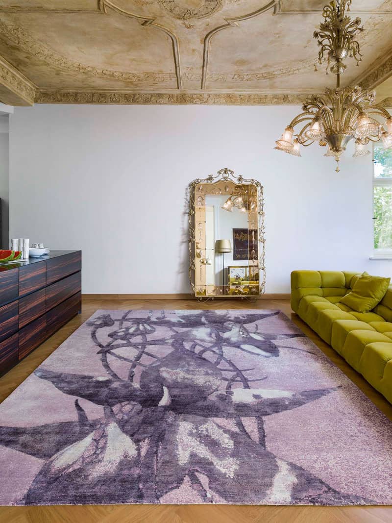 Tapete Orchid Feito à Mão