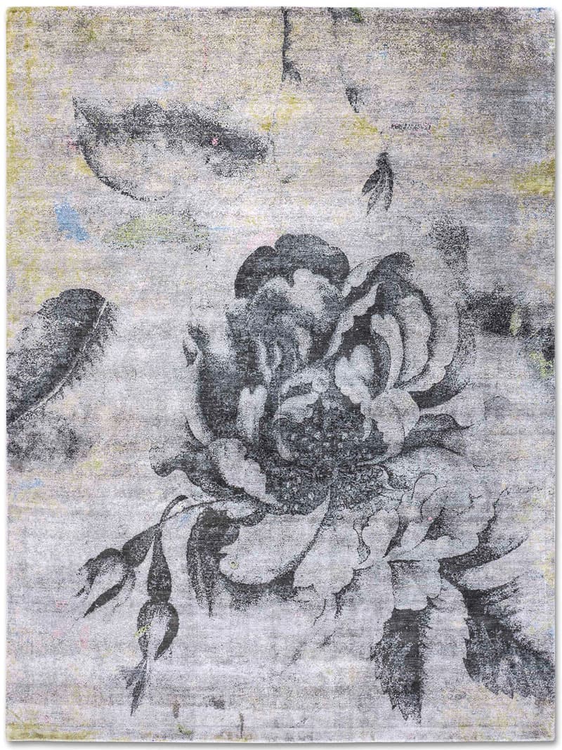 Tapete Flowers Tecido à Mão