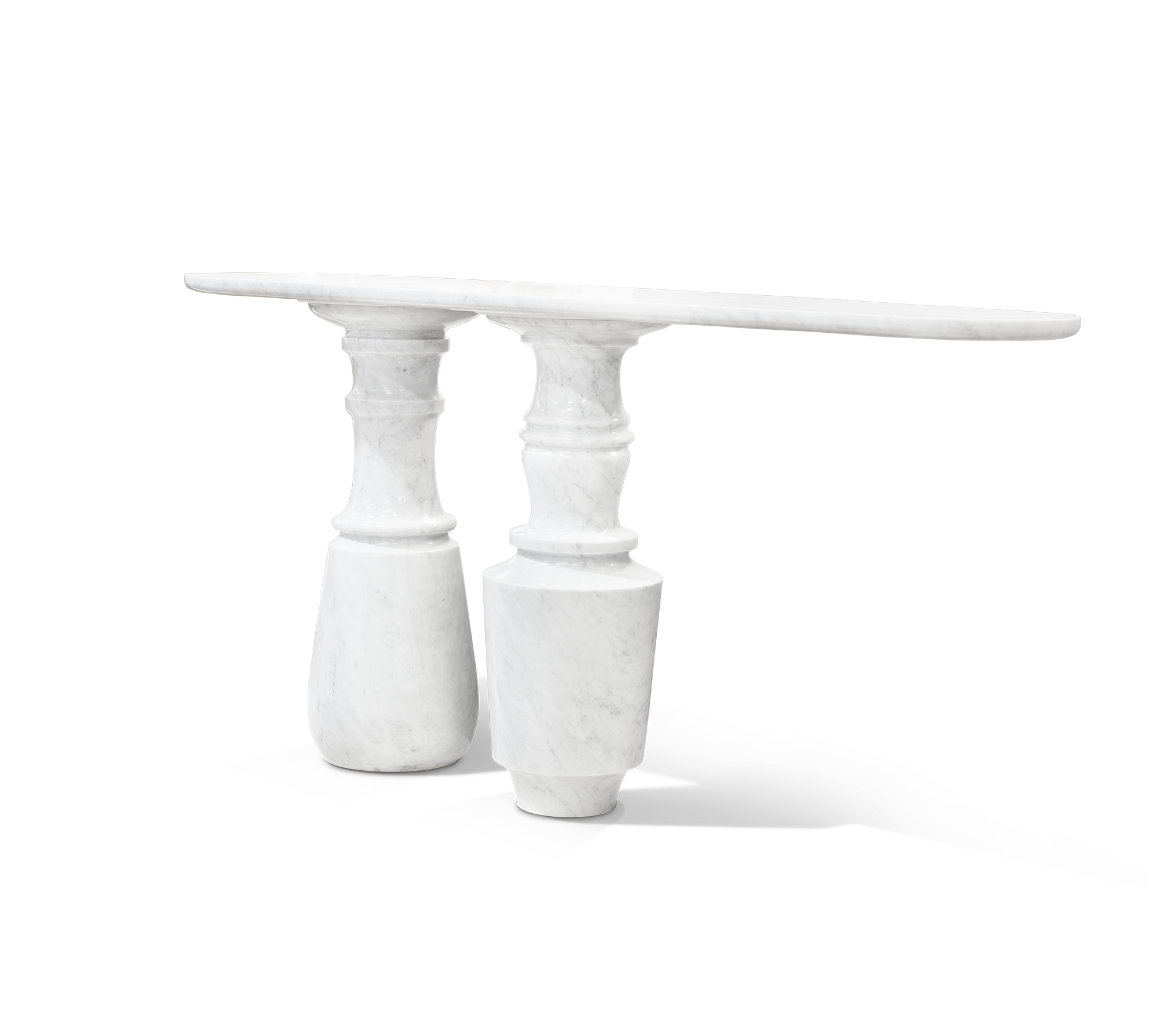 Consola Obsidian Carrara