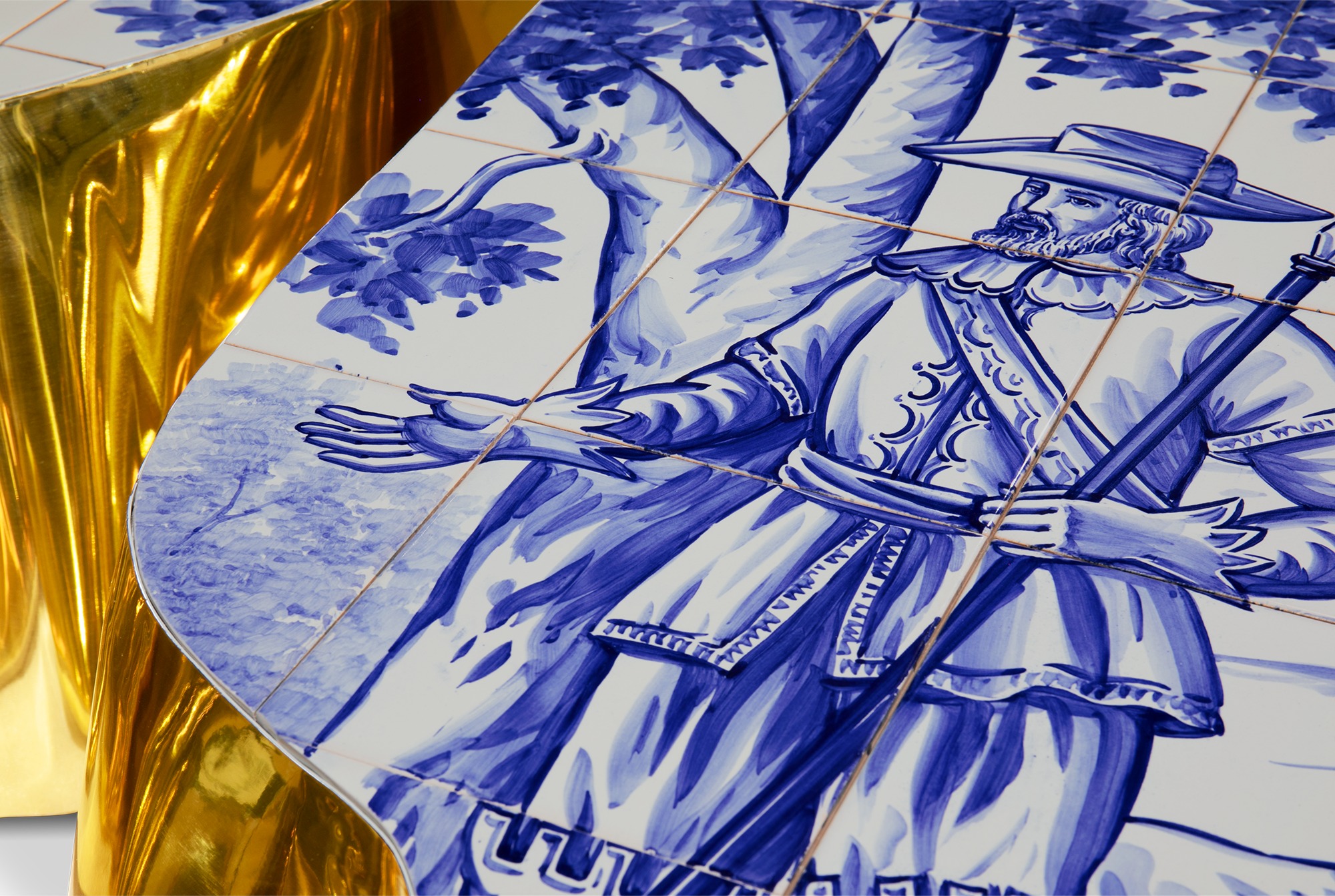 Mesa de Centro Azulejo Fissure