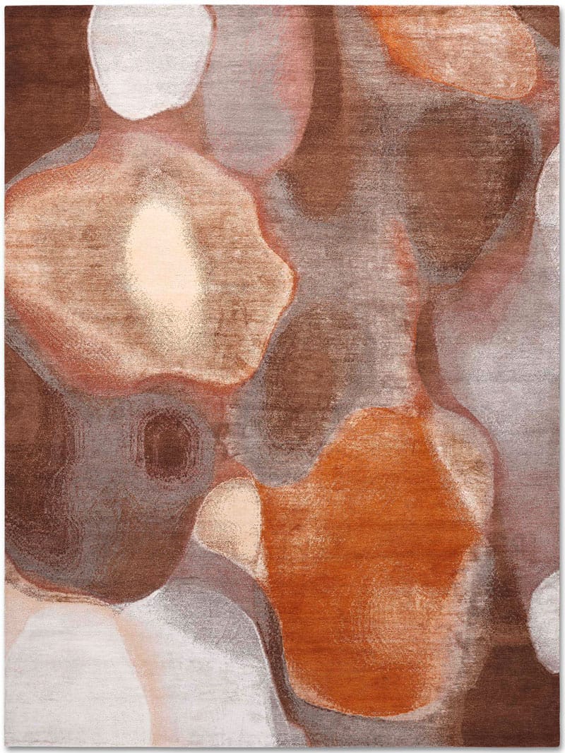 Tapete Copper Malva Feito à Mão Luxury | Tamanho: 140 × 210 cm