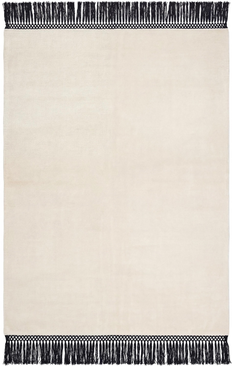 Tapete Minimal Fringe Ivory