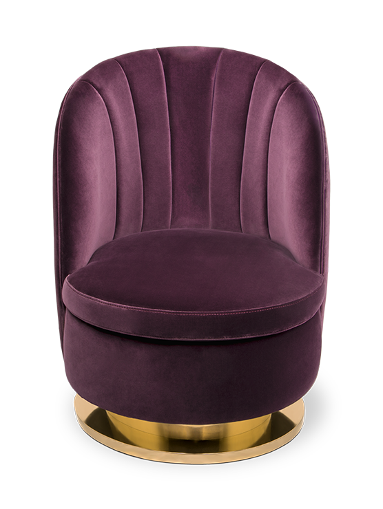 Sofá Individual Roxo Galen