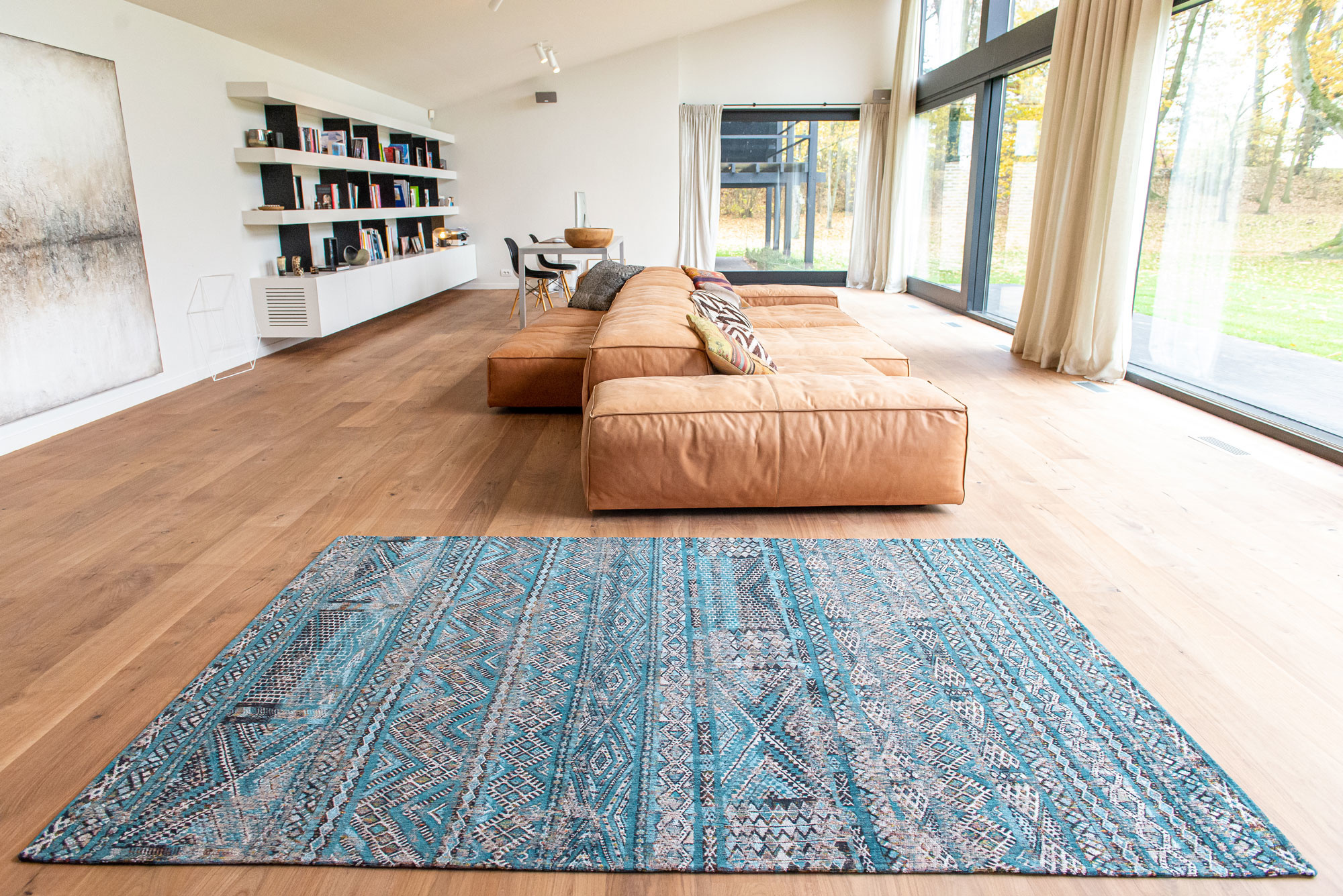 Tapete Zemmuri Azul 9110 | Tamanho: 200 × 280 cm